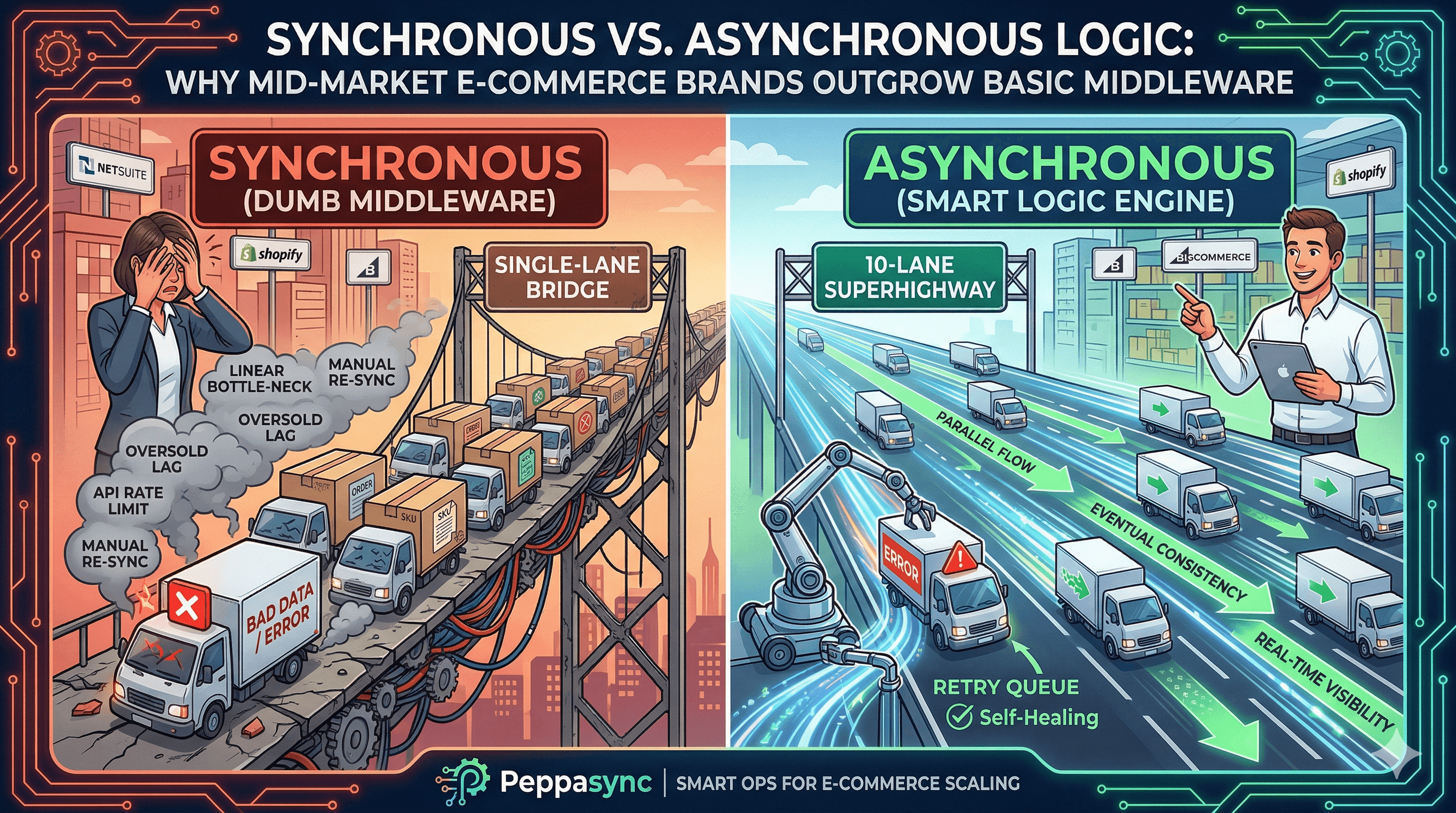 Synchronous vs. Asynchronous Logic for Mid-Market Ops